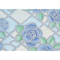 Fablon Amiens Blue Window Film Set of 2, Blue-Fablon sticky back plastic