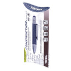 Troika Construction Liliput Multitasking Ballpoint Pen - Black-Slotted/Phillips screwdriver