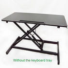 Ezywork 32" Wide Sit Stand Desk Converter 32B-Keyboard Tray Dimension: 25.6"W x 11.7"D (65cm x 30cm)