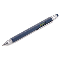 Troika Construction Multitasking Ballpoint Pen - Blue-Multitasking ballpoint pen