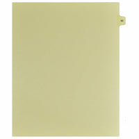 Mark Maker Legal Exhibit Index Tab Buff Single Tabs, 1/15th Cut, Letter Size, No Holes, Number 62, 25 Pack-Buff Single Tabs, 1/15th Cut