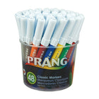 Dixon Prang Art Markers - Washable - 48 Pack (DIX80848)-Vibrant ink Colours won't dry out if cap is left off!