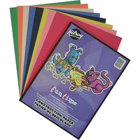 Hilroy Construction Paper - 9" x 12" - Assorted - 96 Sheets-Bright, exciting colours with endless applications
