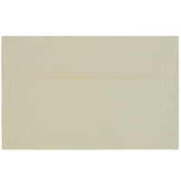 JAM Paper A10 Invitation Envelopes, 6 x 9.5, Strathmore Natural White Laid, 100 Pack (23565g)-Natural white
