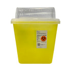 Wasip Sharps Container - 7.61L - Yellow (F3212560)-Features a one-way tamper-resistant entry