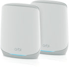 Netgear - Orbi RBK762S Système maillé Wi-Fi 6 tri-bande - Paquet de 2-Couverture jusqu'à 5 000 pieds carrés et jusqu'à 75 appareils. Étendez la couverture jusqu'à 2 500 pieds carrés avec chaque satellite supplémentaire (vendu séparément)