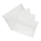 JAM Paper 4bar A1 Envelopes, 3.63 x 5 1/8, Clear Translucent Vellum, 1000 Pack (900797921B)-Closure: Gum