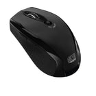 Adesso iMouse M20B Wireless Ergonomic Optical Mouse-Use the battery-saving on/off power switch on mouse base to extend battery life and reduce the need to change batteries