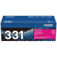 Brother TN331 Standard-Yield Magenta Toner Cartridge-Magenta toner produces vivid, colourful documents