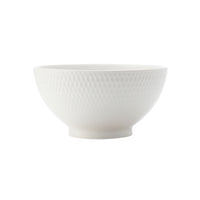 Maxwell & Williams Diamonds Rice Bowl - 4.75" - White - 6 Pack-Dinnerware