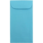 JAM Paper #7 Coin Envelopes, 3 1/2 x 6 1/2, Brite Hue Blue, 50 Pack-Coin Envelopes