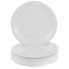 JAM Paper - Assiettes de fête rondes en papier - Petites - 7 po - Blanc - Paquet de 50-Taille : petit rond (7 pouces de diamètre) | Taille parfaite pour l'entrée et le dessert.