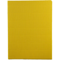 JAM Paper Corrugated Fluted Folders, Yellow, 12 Pack (87499dg)-Yellow