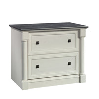 Sauder Palladia Lateral File - Glacier Oak-Glacier Oak, Engineered Wood