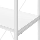 Monarch Specialties 7801 48"H Bookcase - White/White Metal-10