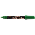 JAM Paper Marvy Uchida Liquid Chalk Markers Erasable Dustless - Broad Point - Green-Green Chalk Marker
