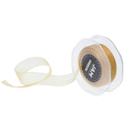 JAM Paper Sheer Organza Ribbon, .88 Inch Wide x 25 Yards, Gold, 2 Pack (807SHgo25g)-Spool