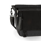 Bugatti x Edition22 - Messenger Bag - Recycled Polyester - Black-Padded section for your laptop or tablet (fits most devices up to 14")