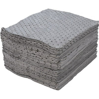 Zenith Safety Fine Fibre Sorbent Pads, Universal, 15" x 17", 30 Gal. Absorbancy, 200 /Pack, 200 Pack-Absorbency/Pkg. 30 gal.