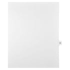 Mark Maker Legal Exhibit Index Tab White Single Tabs, 1/15th Cut, Letter Size, No Holes, Number 145, 25 Pack-White Single Tabs, 1/15th Cut