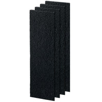 Fellowes Carbon Replacement Filter - Small - 4 Pack - For AeraMax 90/100/DX5-Carbon Filter removes odors and captures large airborne particulates
