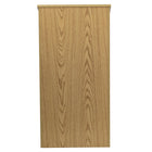 Flash Furniture Stand-Up Wood Lectern in Oak-Floor Lectern