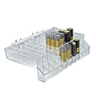 Azar Displays 10 Compartment Lipstick Tray with Tester For Pegboard, 2 Pack (225555)-Dimensions: 3"H x 11"W x 7"D