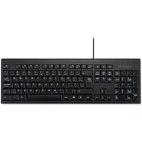 Kensington English and Canadian French Bilingual Wired USB Keyboard - Black-Type: Wired Keyboard