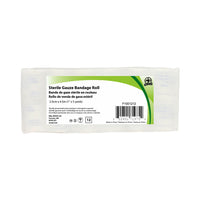Wasip Gauze Roll - 2.5cm x 4.5m - 12 Pack-Ideal for dressing hard to bandage areas
