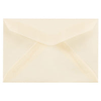 JAM Paper 3Drug Translucent Vellum Mini Envelopes - 2.3125" x 3.625" - Spring Ochre Ivory - 25 Pack -Colour: Spring Ochre Ivory