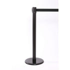 Wamaco Stanchion Post with Retractable Belt - Black-6' long belt 