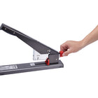 Stanley Bostitch Antimicrobial Extra-Heavy-Duty Stapler - 215-Sheet Capacity-Reload or change staples sizes with an easy-to-use rear-loading cartridge