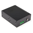 StarTech Industrial 5 Port Gigabit PoE Switch-FLEXIBLE POWER INPUT: Power over Ethernet network switch can be hardwired using terminal block (48-56VDC) power or powered using a standard (48-56VDC) Type-N barrel wall adapter (not included)