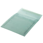 JAM Paper 5.5 x 5.5 Square Envelopes, Ocean Blue Translucent Vellum, 100 Pack (PACV502g)-Opening: Square