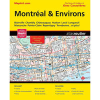 MapArt Montreal And Area Street Guide-Montreal Environs Guide