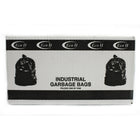 Eco II Garbage Bags - 56" x 60" - Extra Strong - Black - Rolls - 50 Pack-Extra Strong