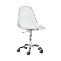 Plata Import Eames Acrylic Task Office Chair - Clear-Clear