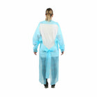 Globe Isolation Gown - Large - Blue - 100 Pack-For use in risk environments for avoiding and minimizing cross contamination