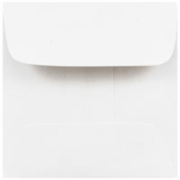JAM Paper 2.38 x 2.38 Mini Square Envelopes, White, 1000 Pack (0203642B)-White