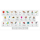 TREND Photo Alphabet Zaner - Bloser Manuscript Bulletin Board Set-Photos of familiar objects connect learning to life