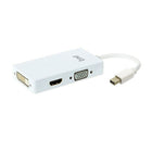 tmd Mini DisplayPort to HDMI/VGA/DVI Adapter (AD4L-01WH)-MiniDP adapter