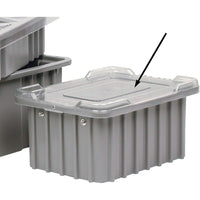 Quantum Storage Systems Snap-On Container Cover - 5 Pack-Clear Lids