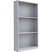Metalware RK291 Boltless Shelving Unit, 4-Shelves, 48" x 12" x 88", Light Grey-Adjustable shelving system that provides high strength, yet economical storage capacity for your needs
