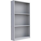 Metalware – Étagère enclenchable RK291, 4 tablettes, 48 x 12 x 88 (po), gris pâle-Système de tablettes ajustables offrant un espace de rangement solide, mais économique qui convient à vos besoins