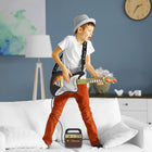 iDance Jam Hero Guitar W/ Mini Amplifier-This set also includes a mini-amplifier w/ rechargeable lithium battery.