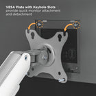 Uplite Dual Spring Assisted Monitor Mount Arm for 17" - 32" Monitors-7