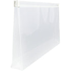 JAM Paper #10 Plastic Envelopes with Zip Closure, 5 x 10, Clear Poly, 12 Pack (921Z1cl)-Size: 4-3/4" x 9-1/2"