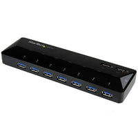 StarTech 7-Port USB 3.0 Hub plus Dedicated Charging Ports, 2 x 2.4A Ports-Charge your smartphones and tablets quickly, using two, 2.4A USB fast-charge ports