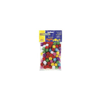 Chenille Craft Pom Pons Glitter, Assorted, 480 Pack (CK-811601)-Age group and grade: Ages 3 - 18 and grades pre-school - 12th