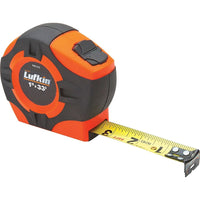 Tape Measure Hi-Viz Orange  1"X33' (25mmx10m), TLV619-Colour - Hi-Viz orange